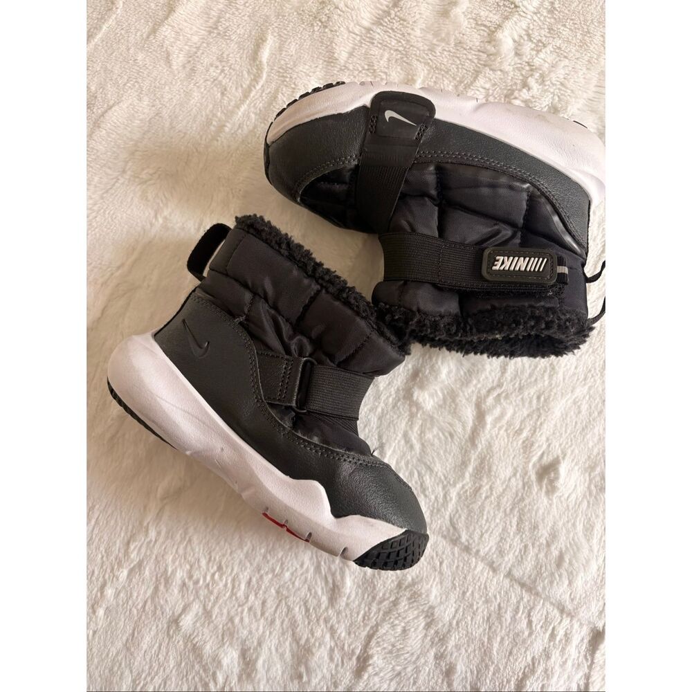 Nike Flex Advance Snow Boots Toddler 10C Black Winter Boots